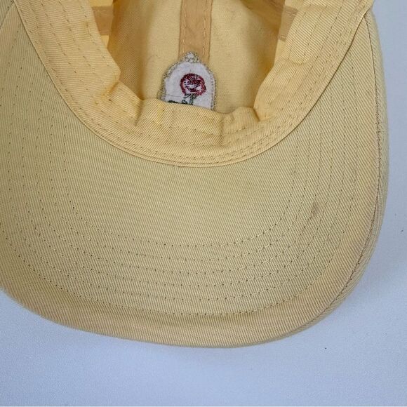 Beauty And The Beast Curved Bill 100% Adjustable Hat Disney Parks Yellow - Picture 3 of 7